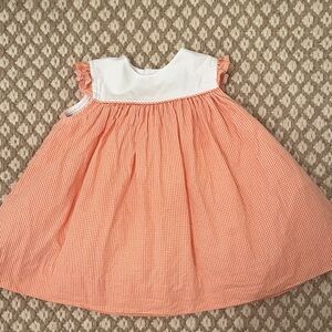 Bailey Boys Orange Gingham Dress